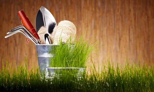 Backyard landscape gardening in Newbury Park with patio, shade, and seating area